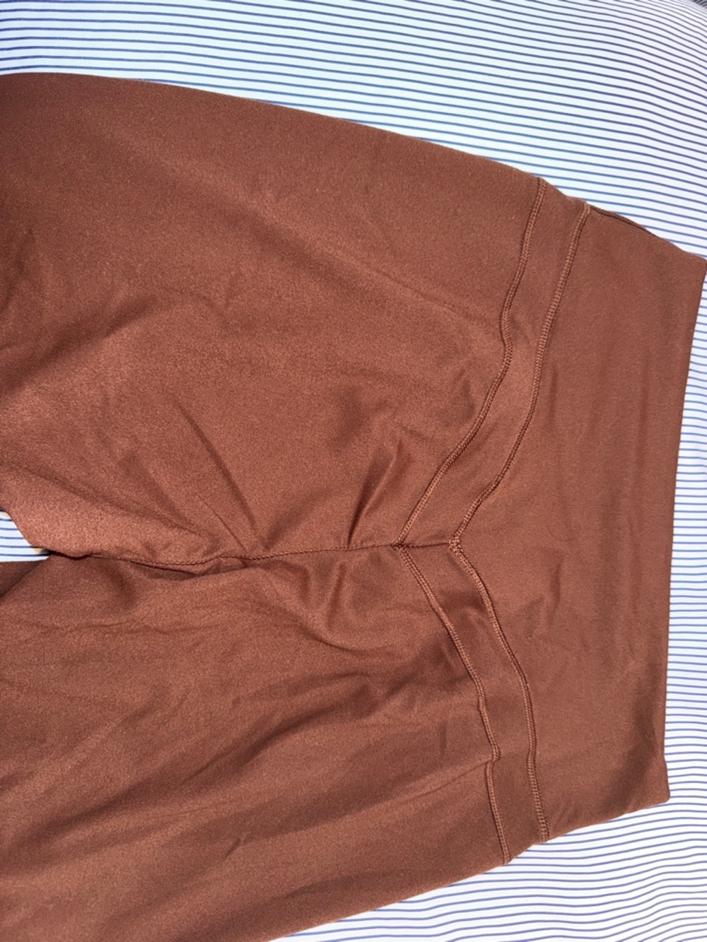 Gymshark Rust-Brown High-Waist Leggings - Picture 3 of 4